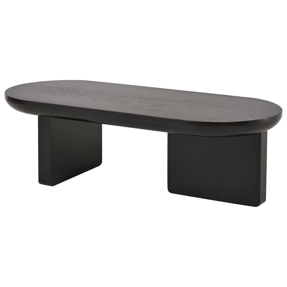 wohnli-moebel-suche-M26192483 Wohnli Möbelsuche - Couchtisch oval aus Holzwerkstoff schwarz