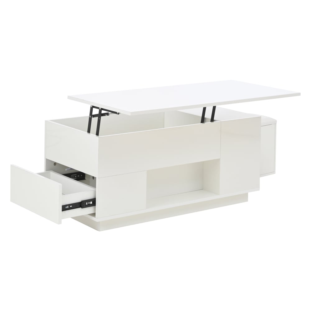 wohnli-moebel-suche-M26192485 Wohnli Möbelsuche - Couchtisch höhenverstellbar mit LED und 2 Hockern weiß