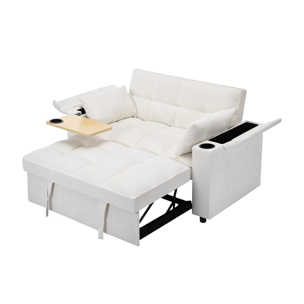 wohnli-moebel-suche-M26192508 Wohnli Möbelsuche - Schlafsofa aus Stoff beige mit USB- und Typ-C-Anschluss