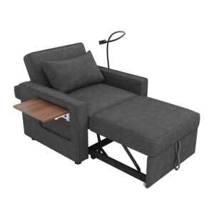 wohnli-moebel-suche-M26192509 Wohnli Möbelsuche - Schlafsofa 1-Sitzer aus Cordstoff grau