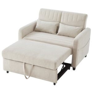 wohnli-moebel-suche-M26192521 Wohnli Möbelsuche - Schlafsofa 2-Sitzer aus Baumwoll-Leinen beige