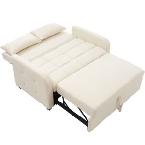 Wohnli Möbelsuche - Schlafsofa aus Leinen und Baumwolle beige