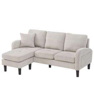 wohnli-moebel-suche-M26192546 Wohnli Möbelsuche - Ecksofa modular aus Stoff beige grau und weiß