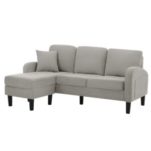 wohnli-moebel-suche-M26192547 Wohnli Möbelsuche - Modulares Ecksofa aus Stoff grau