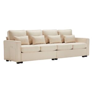 wohnli-moebel-suche-M26192560 Wohnli Möbelsuche - 4-Sitzer-Sofa in Leinenoptik beige