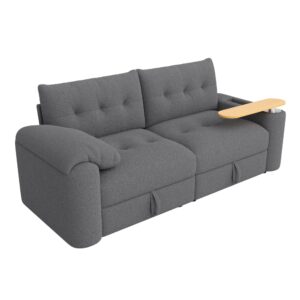 wohnli-moebel-suche-M26192565 Wohnli Möbelsuche - Modulares Sofa 2-3-Sitzer aus Teddy grau mit Stauraum