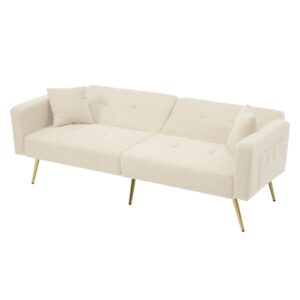 wohnli-moebel-suche-M26192573 Wohnli Möbelsuche - Schlafsofa aus Sherpa beige mit verstellbarer Rückenlehne