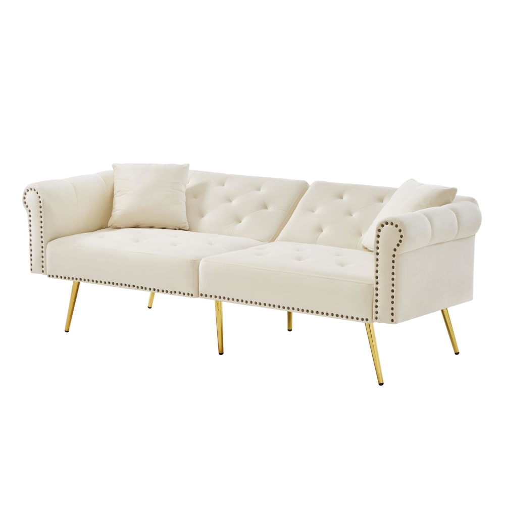 wohnli-moebel-suche-M26192574 Wohnli Möbelsuche - Schlafsofa aus Samt beige