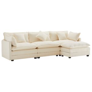 Wohnli Möbelsuche - Ecksofa aus Chenille beige
