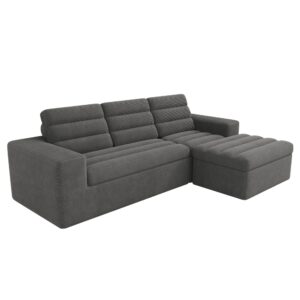 wohnli-moebel-suche-M26192602 Wohnli Möbelsuche - Modulares Ecksofa aus Corduroy dunkelgrau