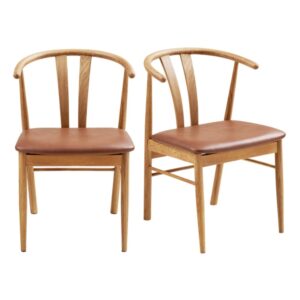 wohnli-moebel-suche-M26193484 Wohnli Möbelsuche - Stuhl aus PU braun 2 Stück