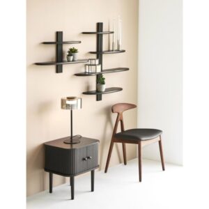 wohnli-moebel-suche-M26193490-1 Beistelltisch 40 cm schwarz 45x51x40cm Holz Schwarz Moloo Möbel Wohnzimmermöbel Beistelltische