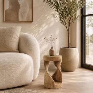 wohnli-moebel-suche-M26193506-1 Beistelltisch 29 cm aus Mangoholz 29x45x29cm Holz Braun Moloo Möbel Wohnzimmermöbel Beistelltische
