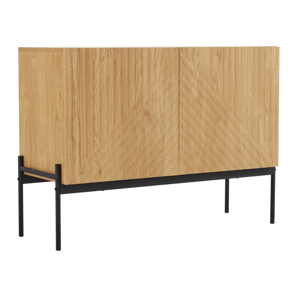 wohnli-moebel-suche-M26194649 Wohnli Möbelsuche - Sideboard 2 Türen Metallbeine Buffet Linien-Design