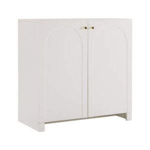 Wohnli Möbelsuche - Sideboard Kommode Schrank 2 Türen Highboard Standschrank creme weiß