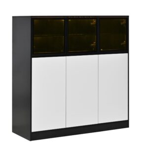 wohnli-moebel-suche-M26194678 Wohnli Möbelsuche - Sideboard Küchenschrank Beleuchtung Glastüren Stauraumschrank Weiß