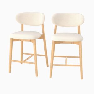 wohnli-moebel-suche-M26194947 Wohnli Möbelsuche - 2er Set Barstühle aus beigem Stoff für Kücheninsel 64