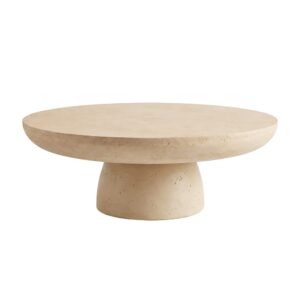 wohnli-moebel-suche-M26195037 Wohnli Möbelsuche - Beiger runder Couchtisch in Betonoptik