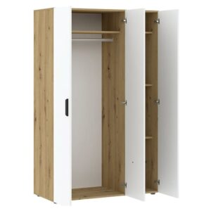 wohnli-moebel-suche-M26195269 Wohnli Möbelsuche - Kleiderschrank 3-Türen in Eiche Braun Dekor