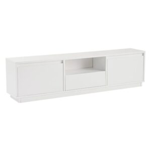 Wohnli Möbelsuche - Weißes Fernsehschrank Holz 160x30x42h cm