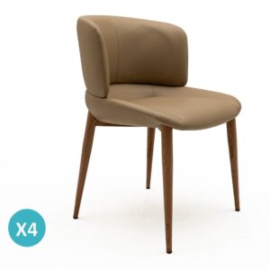 wohnli-moebel-suche-M26196136 Wohnli Möbelsuche - 4er-Set Polsterstühle aus Kunstleder
