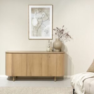 wohnli-moebel-suche-M26196597-1 170 cm Sideboard aus Eiche 170x81x43cm Holz Braun Moloo Möbel Esszimmermöbel Sideboards, Highboards & niedrige Anrichten