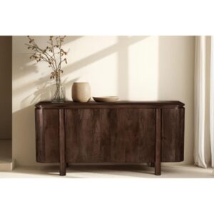wohnli-moebel-suche-M26196600-1 170 cm Sideboard aus massivem braunem Holz 170x80x40cm Holz Braun Moloo Möbel Esszimmermöbel Sideboards, Highboards & niedrige Anrichten