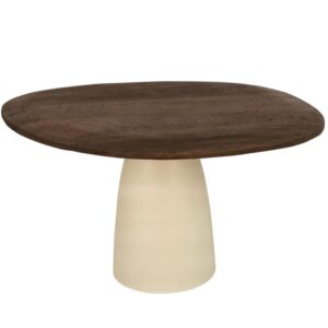 wohnli-moebel-suche-M26196617 Wohnli Möbelsuche - Runder Esstisch 4 Personen D140 cm aus braunem holz