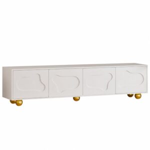 Wohnli Möbelsuche - Soporte TV nube con 2 armarios y 5 patas para TV de 75 pulgadas