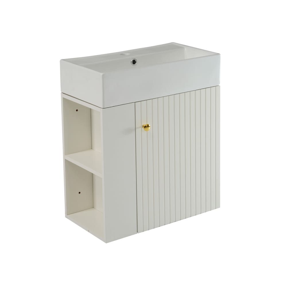 wohnli-moebel-suche-M26197306 Wohnli Möbelsuche - Bad-Wandschrank mit Waschbecken 55 cm und Unterschrank