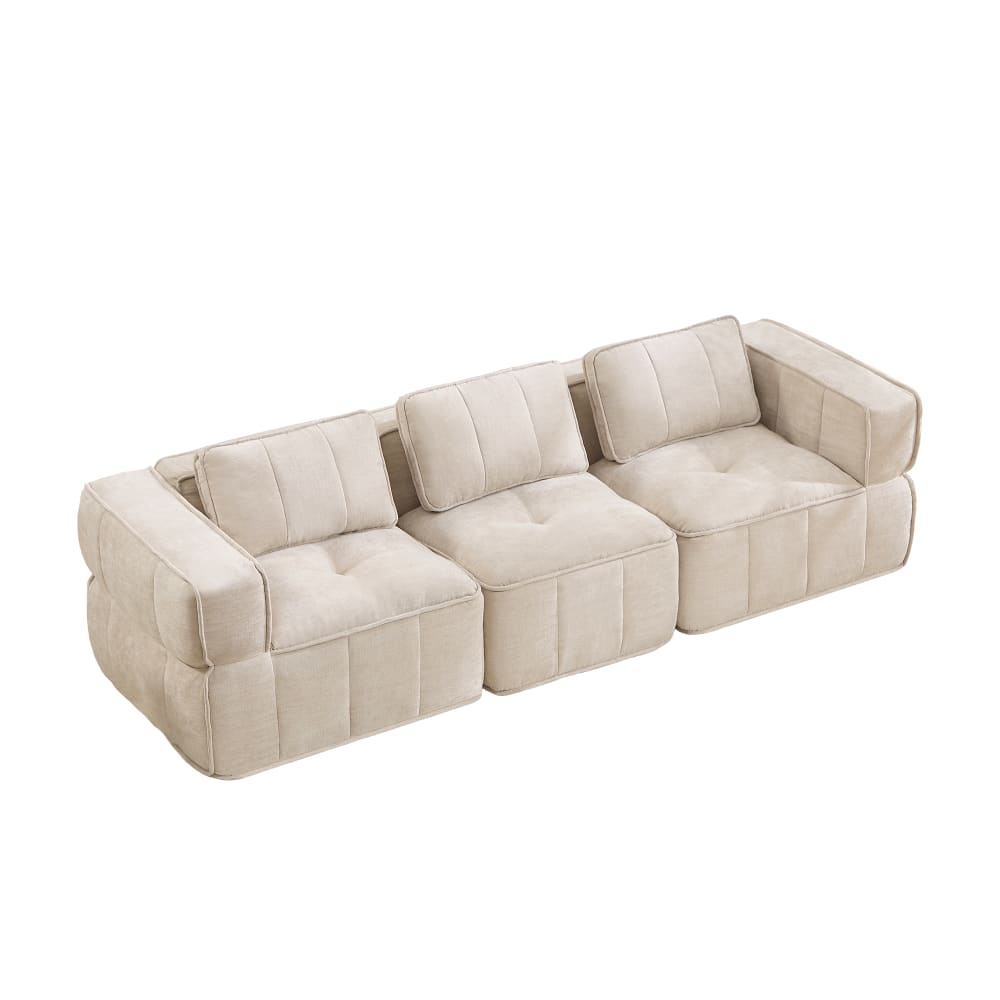 Wohnli Möbelsuche - Modulares 3-Sitzer-Sofa mit 32D-HD-Schaum