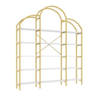 Wohnli Möbelsuche - Goldfarbenes Regal aus Holzwerkstoff