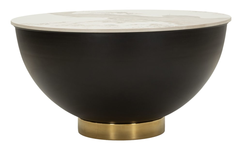 Wohnli Möbelsuche - Moderner Glamour-Couchtisch cm ø 73x40