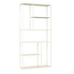 wohnli-moebel-suche-M26199219 Wohnli Möbelsuche - Weißes Metallregal mit 5 Fächern