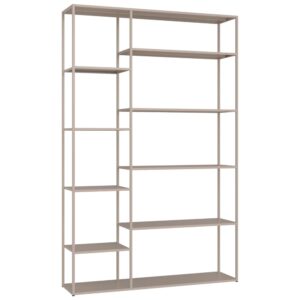 wohnli-moebel-suche-M26199244 Wohnli Möbelsuche - Metallregal mit 9 Fächern in Taupe