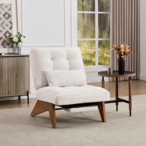 wohnli-moebel-suche-M26199956-1 Relaxsessel aus Polyester beige mit verstellbarer Rückenlehne 127x90x73cm PES - Polyester Beige Hauss Spole Sofas und Sessel Sessel, Poufs und Fußbänke Sessel