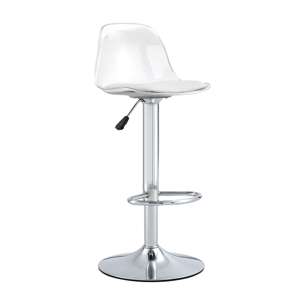 wohnli-moebel-suche-M26199960 Wohnli Möbelsuche - 2er-Set verstellbare Barstühle weiß und silber aus Stahl
