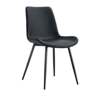 wohnli-moebel-suche-M26199966 Wohnli Möbelsuche - 4er-Set Esszimmerstühle aus Kunstleder schwarz