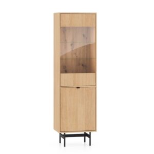 Wohnli Möbelsuche - 2-türige Vitrine Melaminbeschichtete Platten Holz