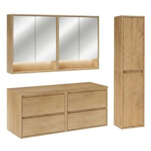 wohnli-moebel-suche-M26201566 Wohnli Möbelsuche - Badmöbel-Set Waschtischunterschrank Laminatplatten Holz