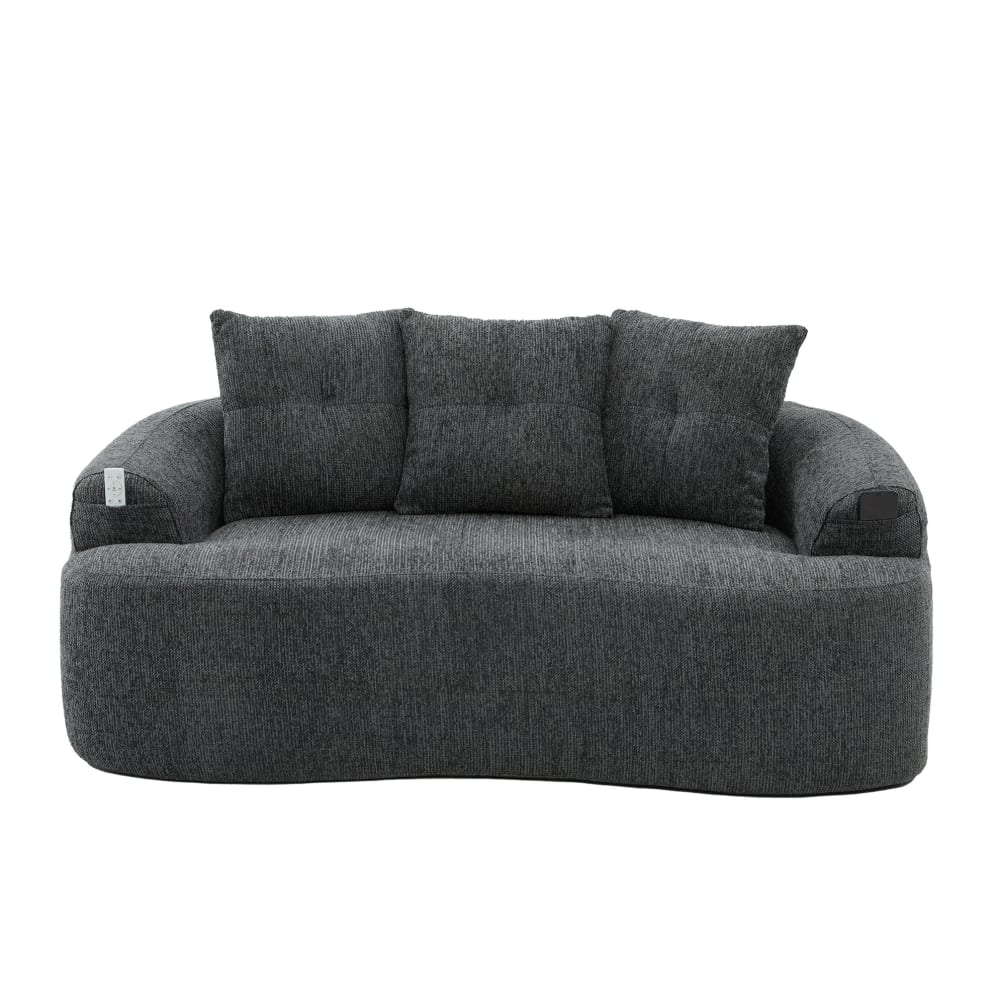 Wohnli Möbelsuche - Zweisitzer-Sofa aus Chenille 164x92x60 cm