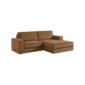 wohnli-moebel-suche-M26202769 Wohnli Möbelsuche - 3-Sitzer Ecksofa mit Cord in rostrot Ecke rechts