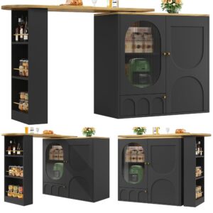 wohnli-moebel-suche-M26203851 Wohnli Möbelsuche - Ausziehbarer Bartisch 360° drehbar mit 3 Türen