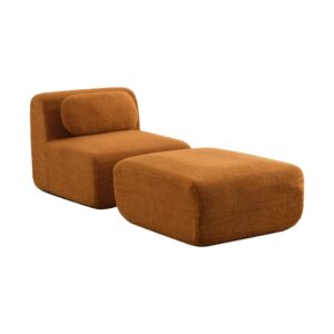 wohnli-moebel-suche-M26203855 Wohnli Möbelsuche - Modulares Sessel-Sofa aus Chenille mit Fußhocker
