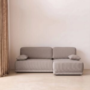 wohnli-moebel-suche-M26204721 Wohnli Möbelsuche - 3-Sitzer Ecksofa Ecke rechts Cordbezug taupe