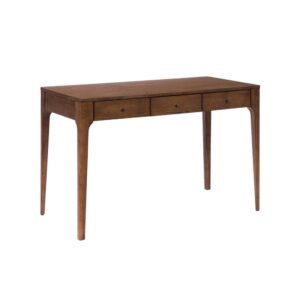 wohnli-moebel-suche-M26204830-1 Schreibtisch mit Eschenfurnier nussbaumfarben 120x76x60cm Spanplatte Braun sweeek Möbel Büromöbel Schreibtische