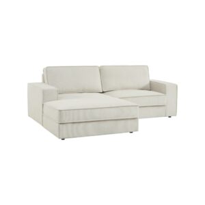 wohnli-moebel-suche-M26204835 Wohnli Möbelsuche - 3-Sitzer Ecksofa mit Cord in creme Ecke links