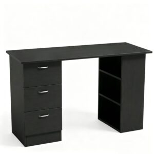 wohnli-moebel-suche-M26206677 Wohnli Möbelsuche - Schreibtisch aus Holzwerkstoff schwarz mit 3 Schubladen