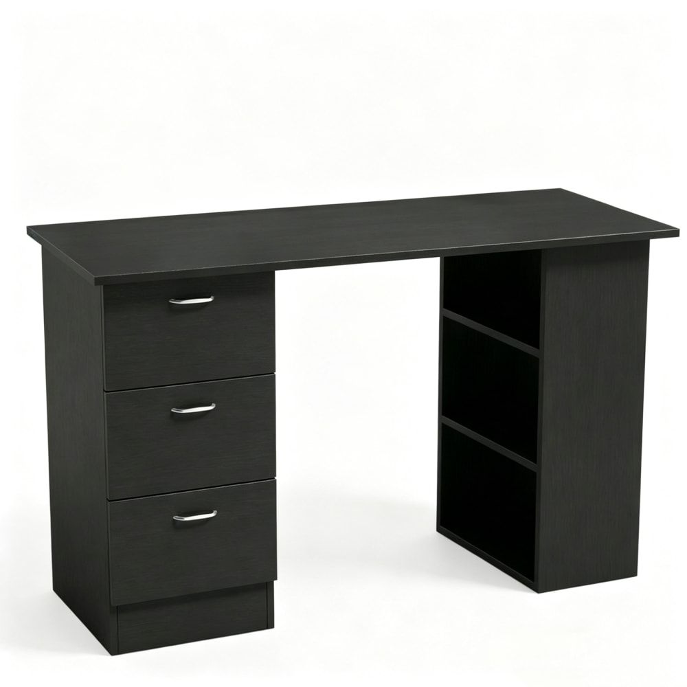 wohnli-moebel-suche-M26206677 Wohnli Möbelsuche - Schreibtisch aus Holzwerkstoff schwarz mit 3 Schubladen