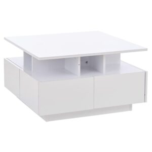 wohnli-moebel-suche-M26206883 Wohnli Möbelsuche - Couchtisch aus Spanplatte weiß mit LED 70 x 70 x 40 cm